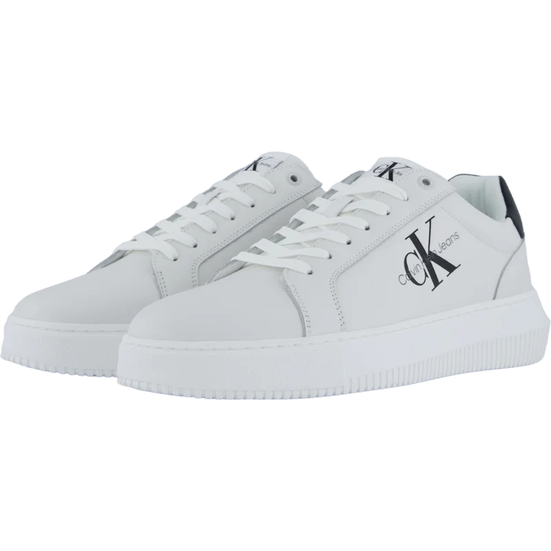 Chunky Cupsole Mono Lth Bright White/black