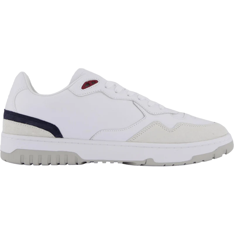 Th Basket Street Leather White