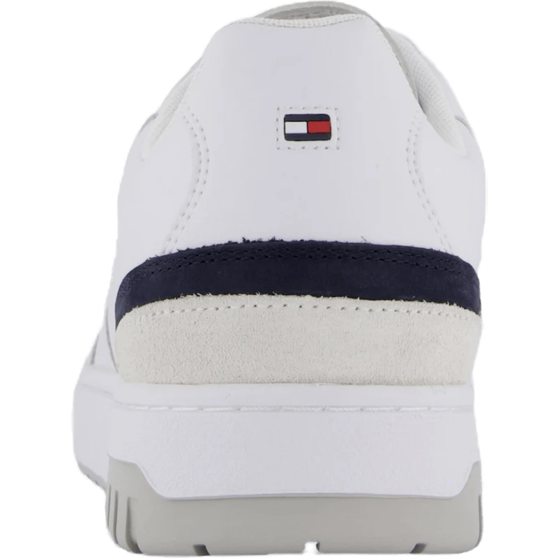 Th Basket Street Leather White