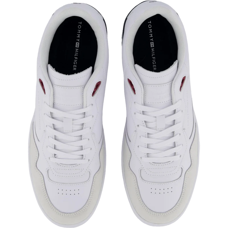 Th Basket Street Leather White