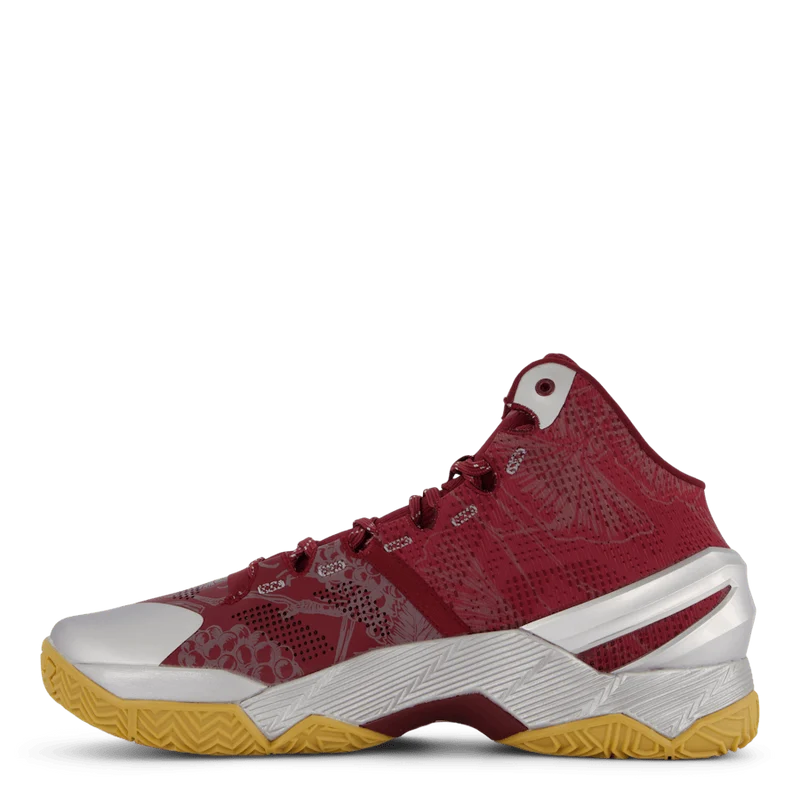 Curry 2 Retro Dark Maroon
