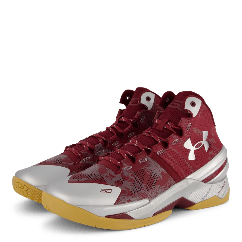 Curry 2 Retro Dark Maroon