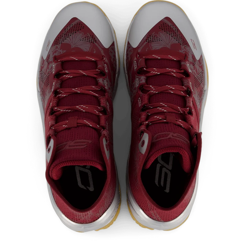 Curry 2 Retro Dark Maroon