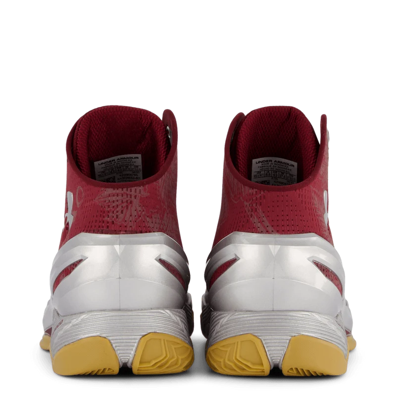 Curry 2 Retro Dark Maroon