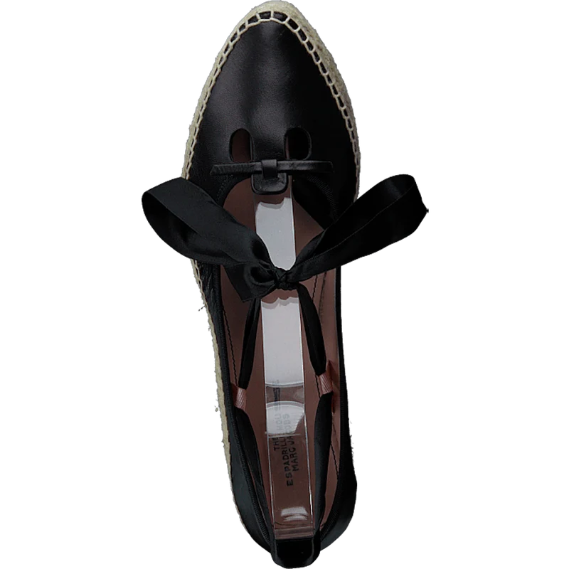 The Mouse Platform Espadrille Black