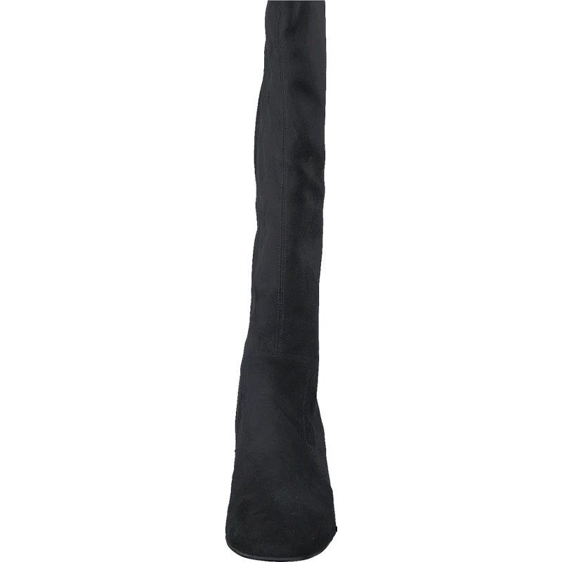500 Black Suede Stretch Black