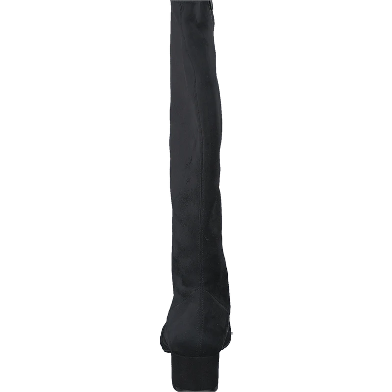 500 Black Suede Stretch Black