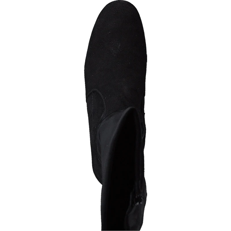 500 Black Suede Stretch Black