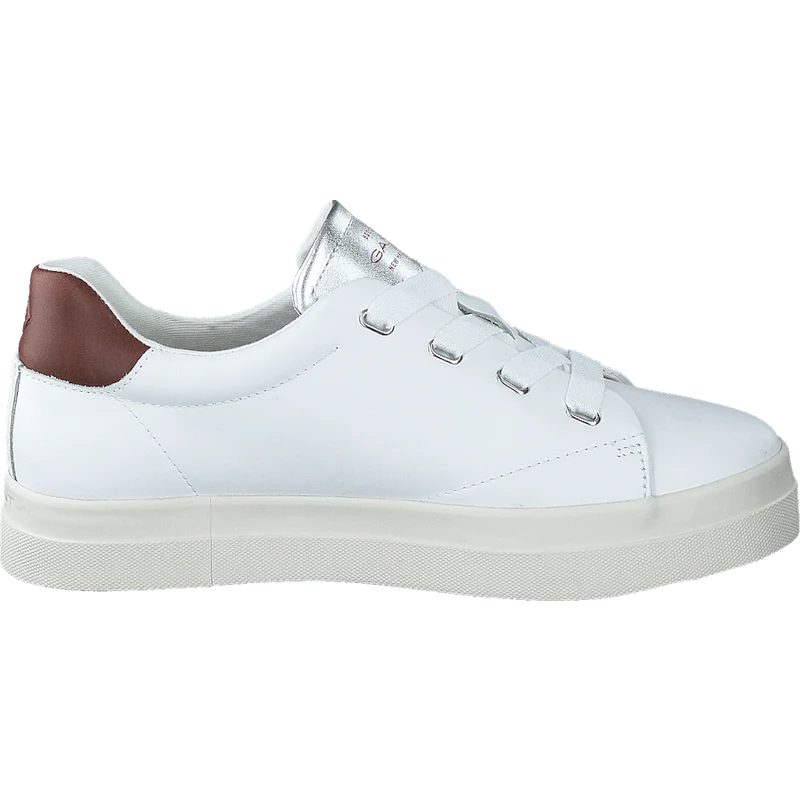 Avona Sneaker White/cognac/silver