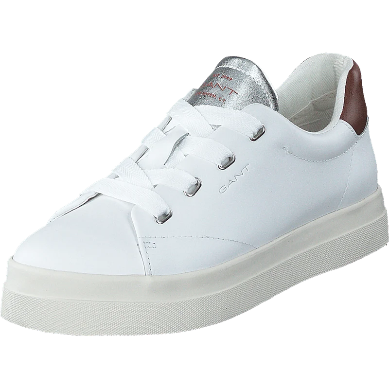 Avona Sneaker White/cognac/silver