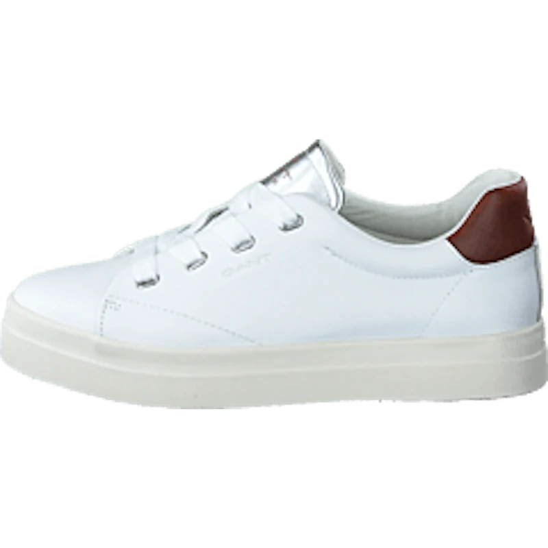 Avona Sneaker White/cognac/silver