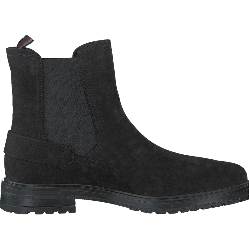 Th Coin Flat Boot Black