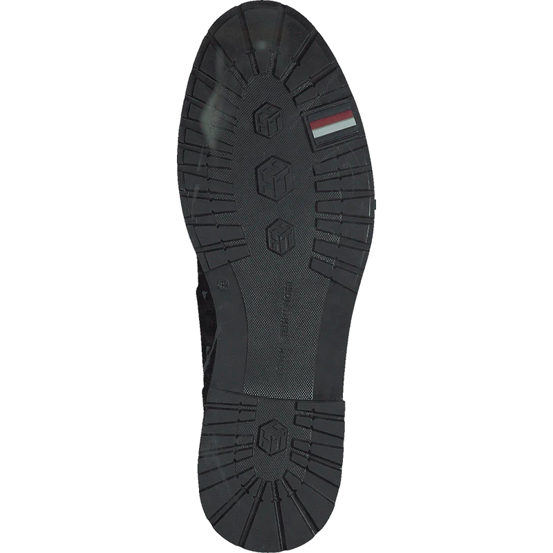 Th Coin Flat Boot Black