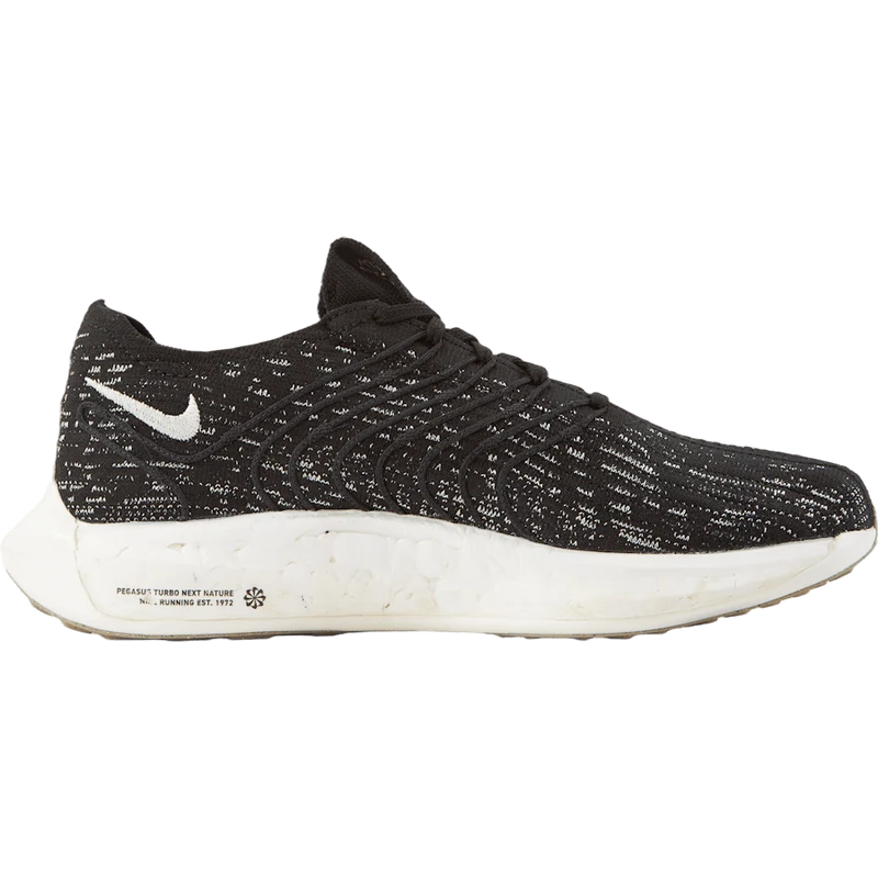 Pegasus Turbo Next Nature Men's Road Running Shoes BLACK/SAIL-OFF NOIR-SESAME