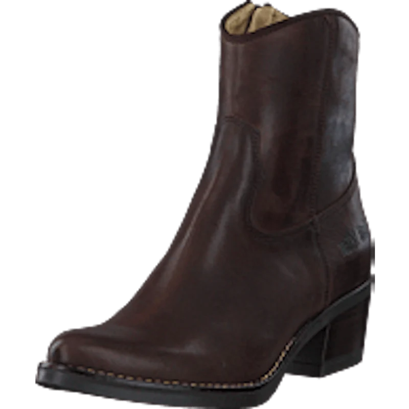 Mid Zip Boot Brown