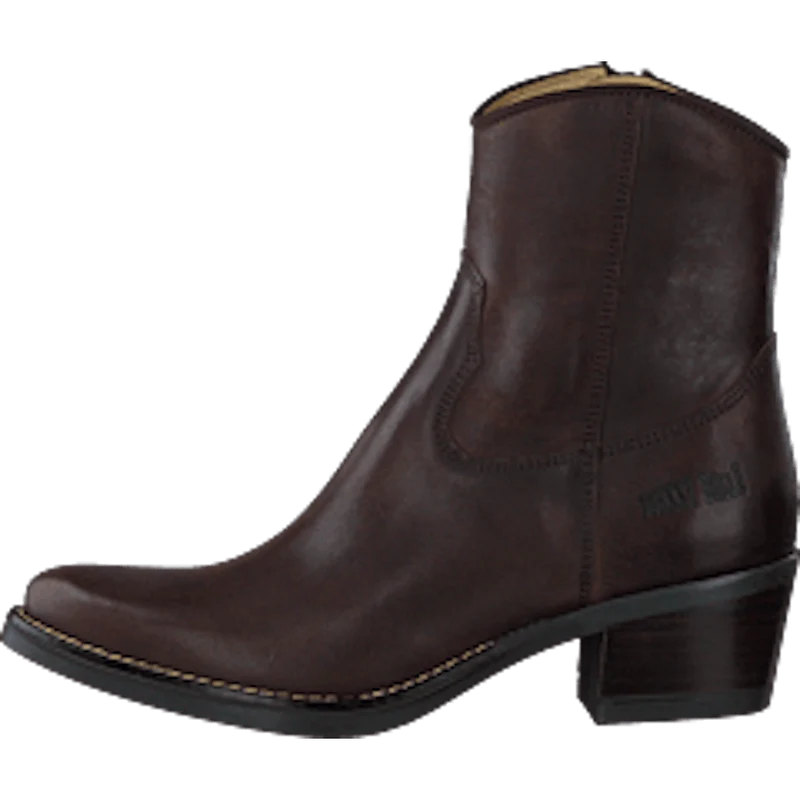 Mid Zip Boot Brown