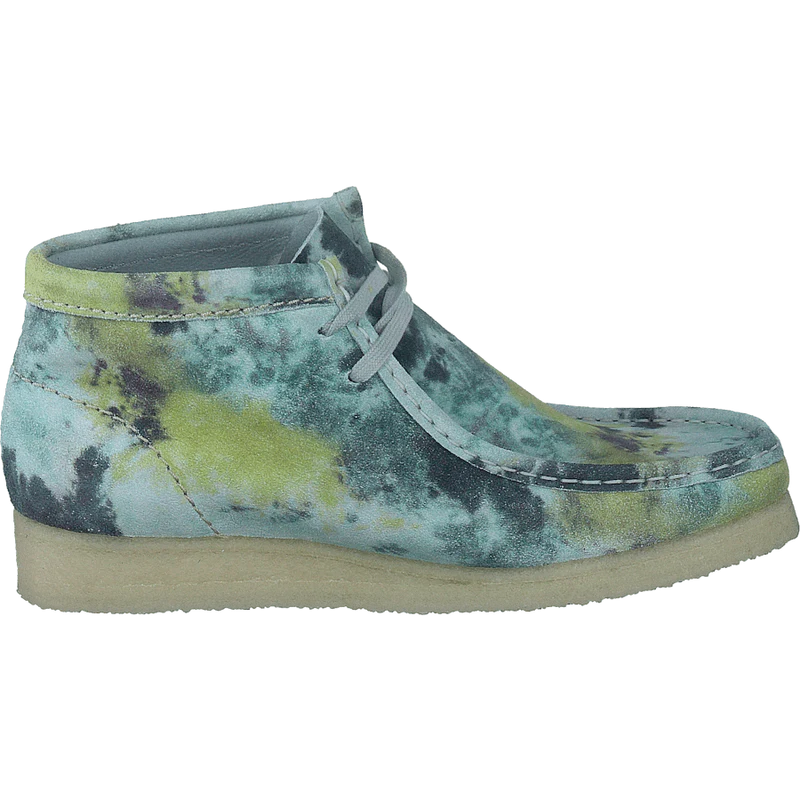 Wallabee Boot. Turquoise Tiedy