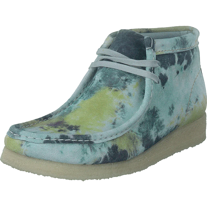 Wallabee Boot. Turquoise Tiedy