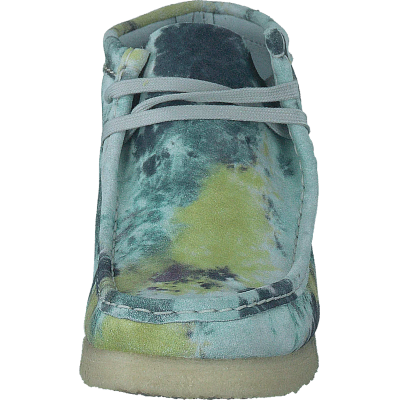 Wallabee Boot. Turquoise Tiedy