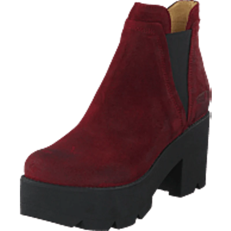 Mid Platform Boot Bordo