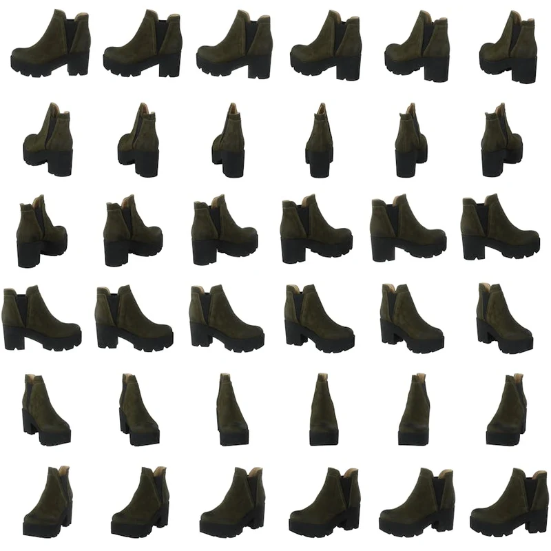 Mid Platform Boot Green