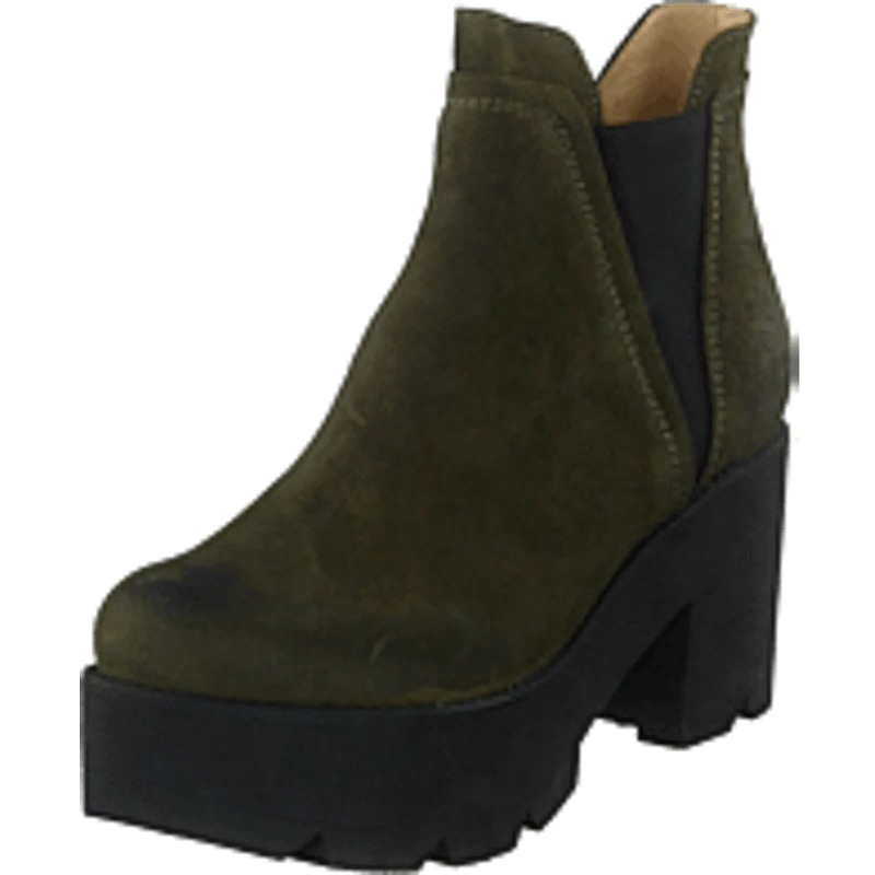 Mid Platform Boot Green