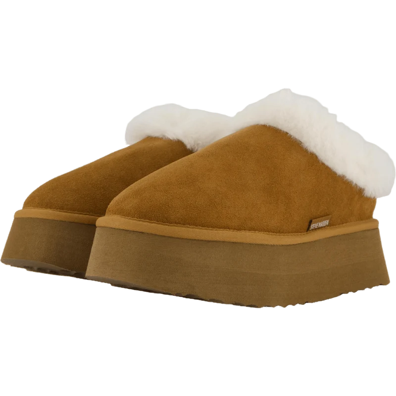 Chaplin Slide Chestnut Suede