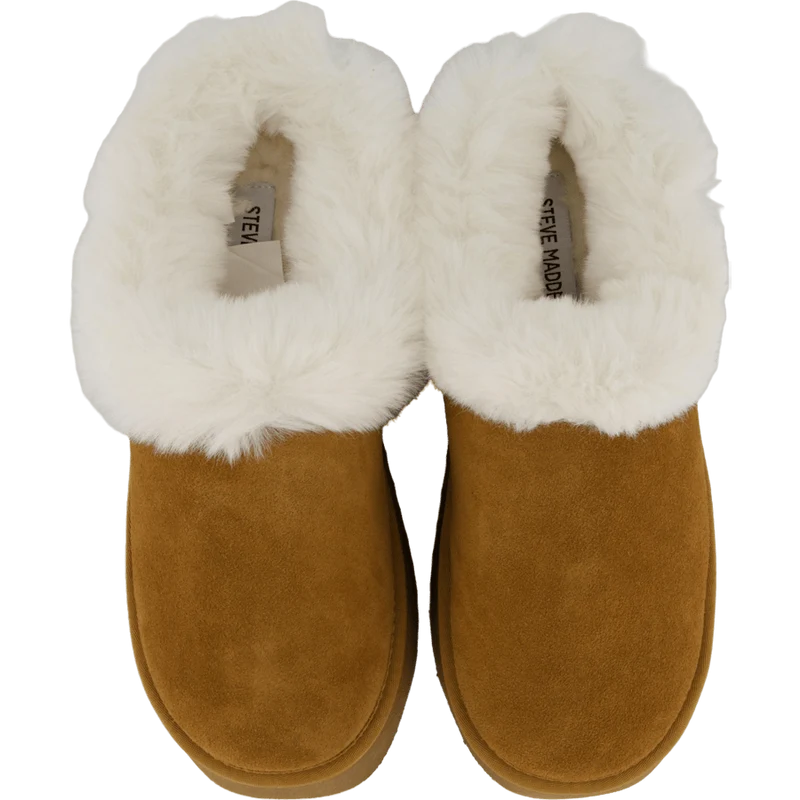 Chaplin Slide Chestnut Suede