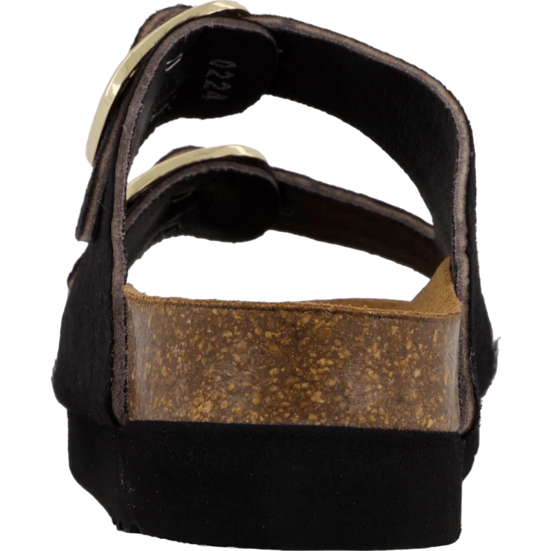 Ilary 2 Straps Fur Ad Black