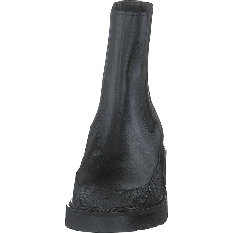 Combat Mid Chelsea Boot Rubber Black