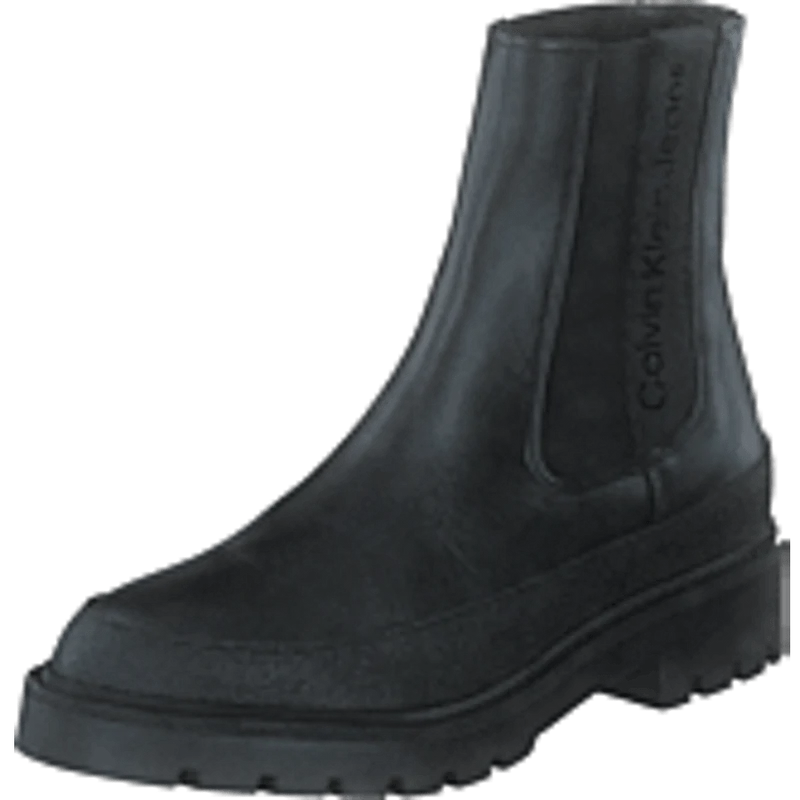 Combat Mid Chelsea Boot Rubber Black