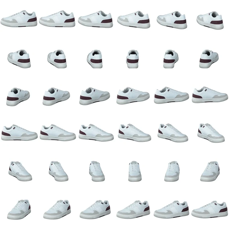 T2300 Ctr W White-burgundy