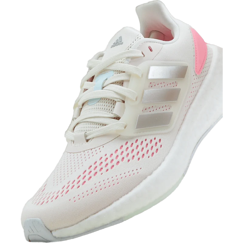 Pureboost 22 Shoes Cloud White / Silver Metallic / Beam Pink