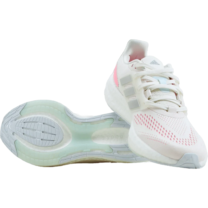 Pureboost 22 Shoes Cloud White / Silver Metallic / Beam Pink