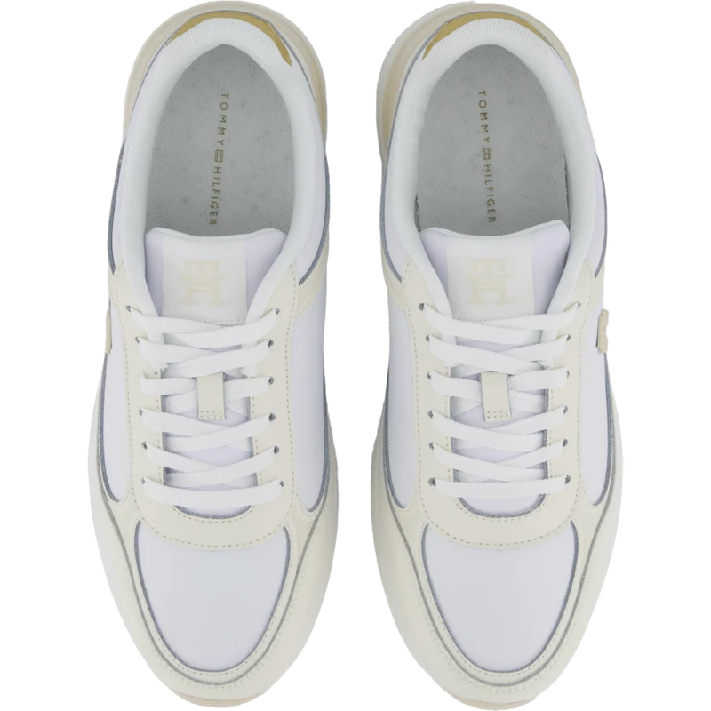 Casual Fashion Runner Lthr White