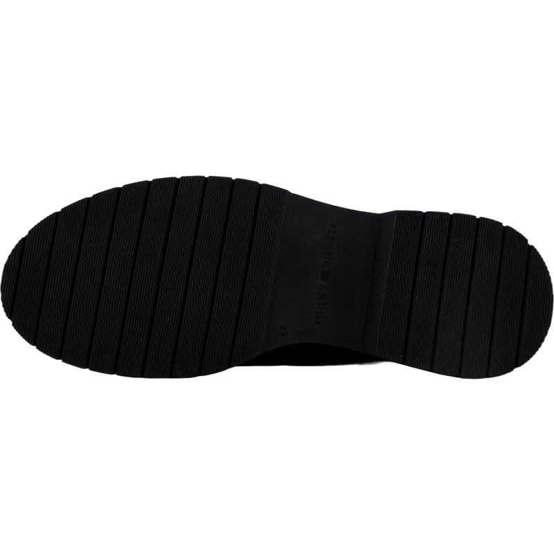Hilfiger Suede Zip Chelsea Black