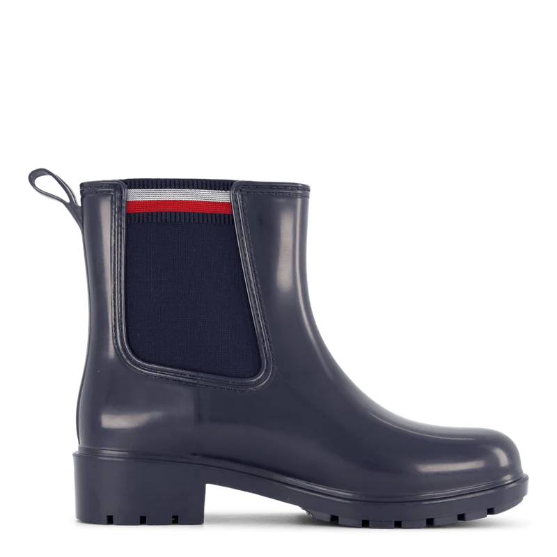 Corporate Elastic Rainboot Blue