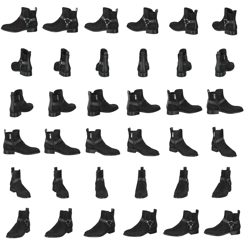Fay Mid Zip Boot G00 Black