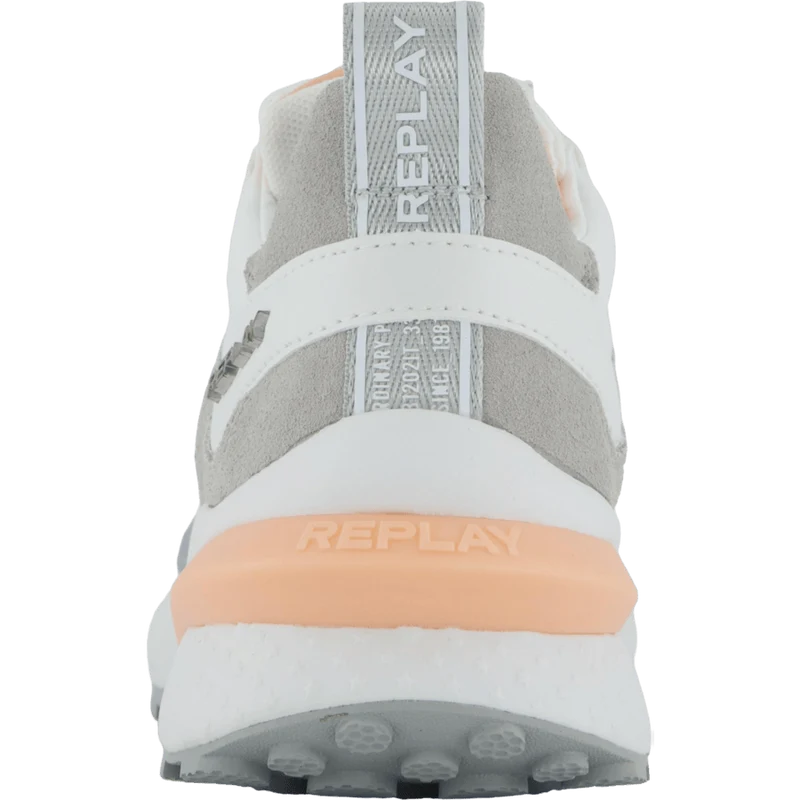 Athena Run White Orange