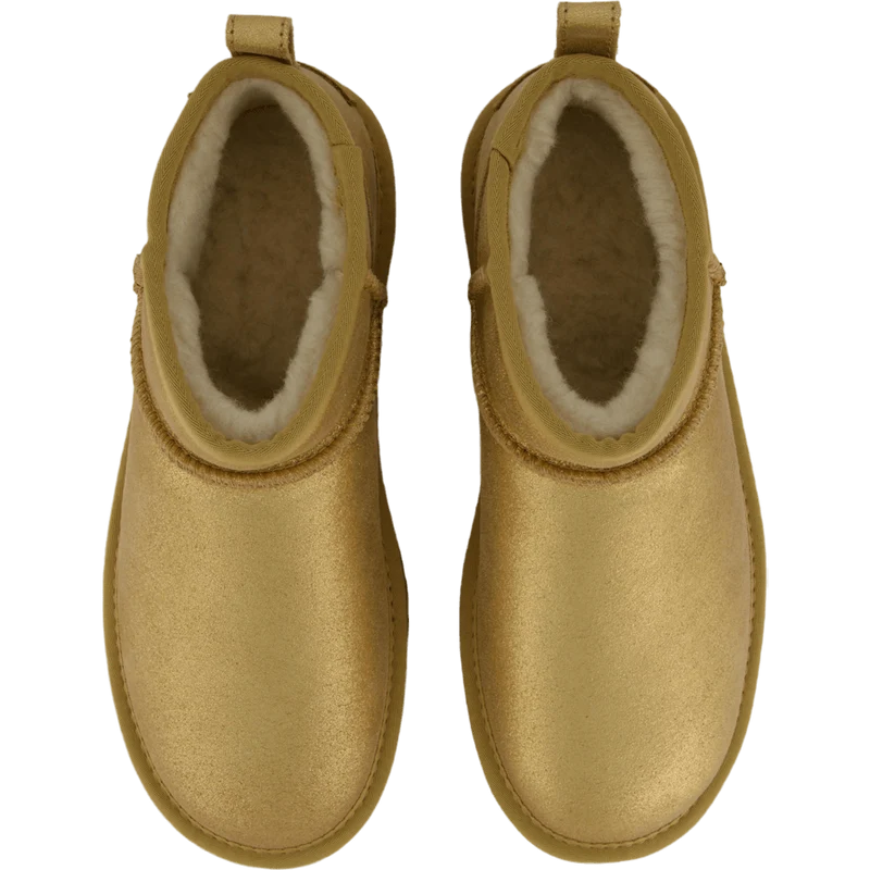 Lowboot Plateau Metallic Tan