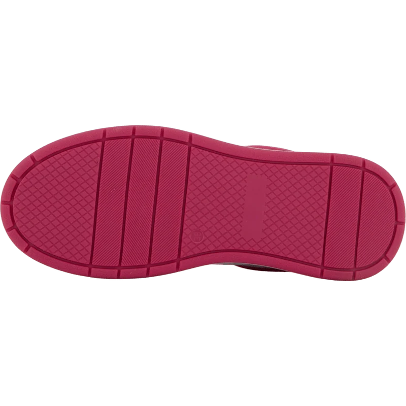 The Ella 2.0 White/fuxia Tumbled Leather