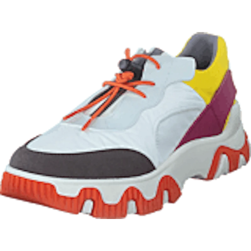 Fian634 Multi-offwhite-yellow-fuchia