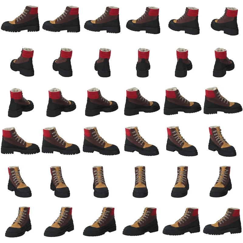 Boot With Wool Lining 2580/1321/2581/2233 Cam/black/