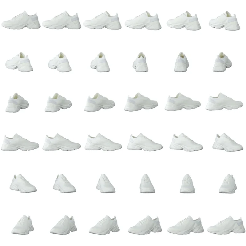 Biacase Laced Knit Sneaker 804 White 4