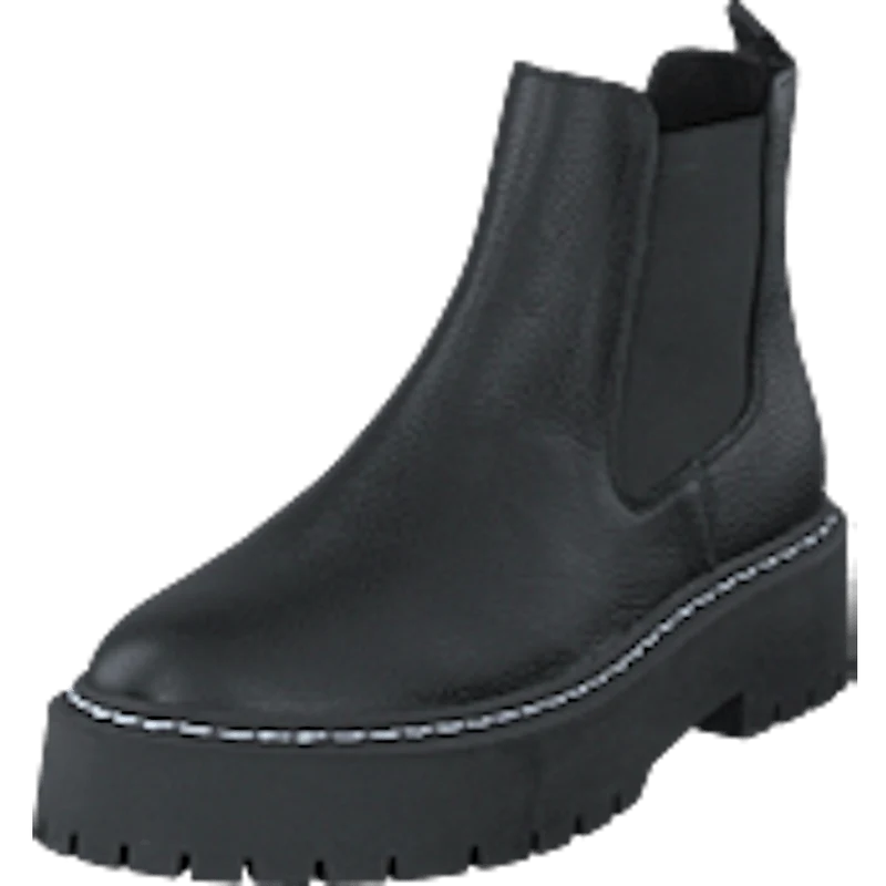 Veerly Black Leather