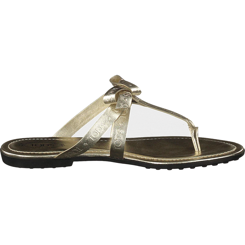 Gomma Bow Sandal Flan