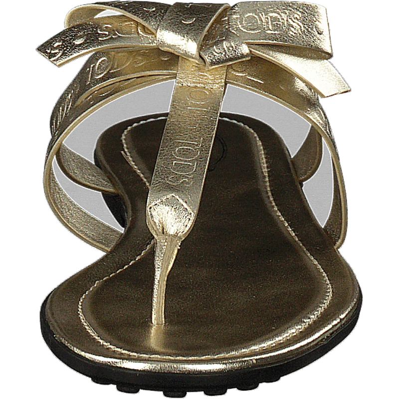 Gomma Bow Sandal Flan