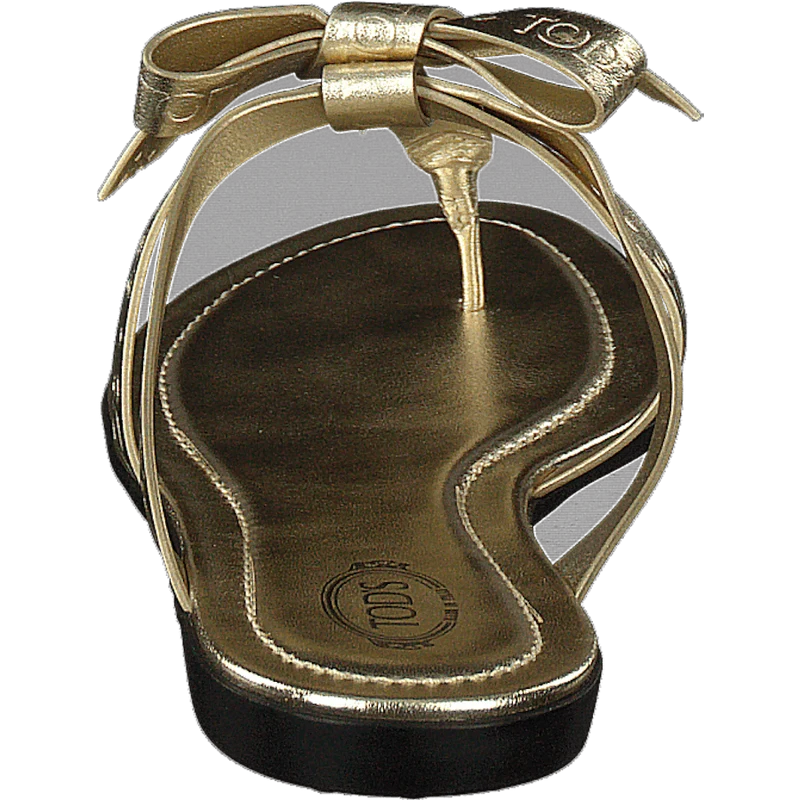 Gomma Bow Sandal Flan