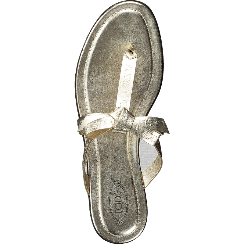 Gomma Bow Sandal Flan