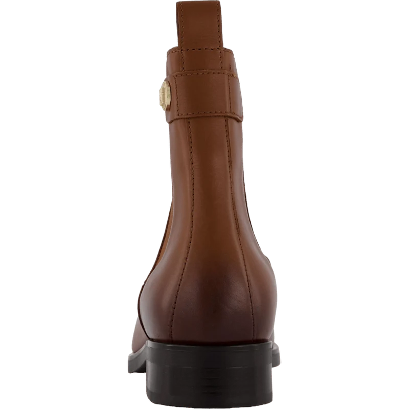 Th Stud Leather Low Chelsea Cognac Brown